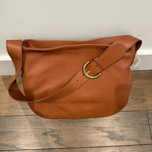 Vintage Coach SoHo Zip Hobo Bag with Gold Buckle
